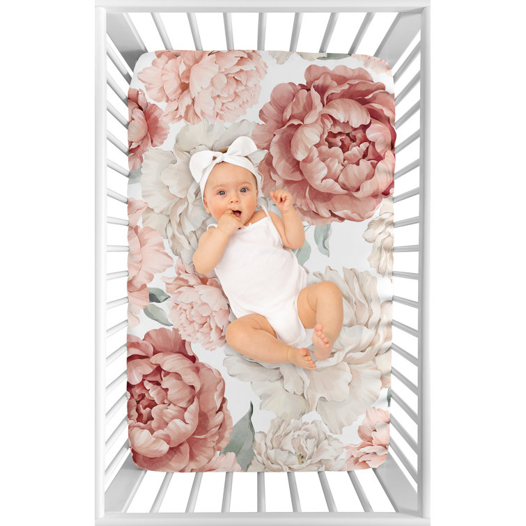 Sweet jojo store mini crib bedding